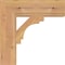 Ekena Millwork Merced Block Smooth Bracket, Western Red Cedar, 3 1/2"W x 14"D x 14"H BKT04X14X14MRC05SWR - alternate 4